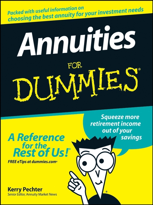 Title details for Annuities For Dummies by Kerry Pechter - Available